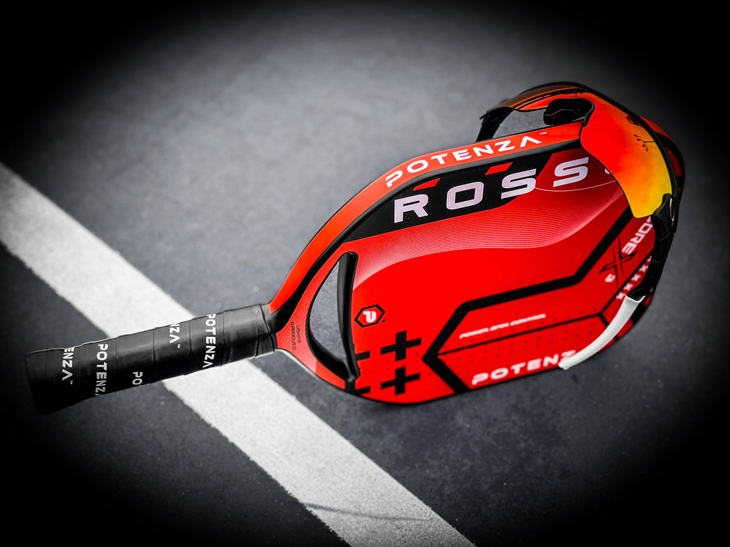 ROSSO+ COREx3 – pickleball paddle front view