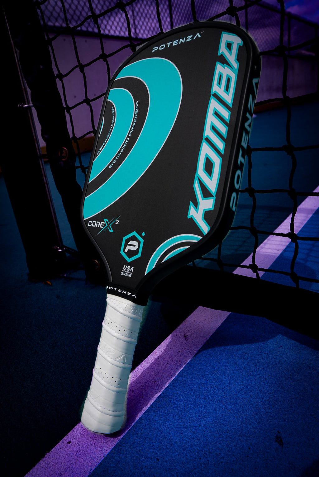 KOMBA+ COREx2 – pickleball paddle front view