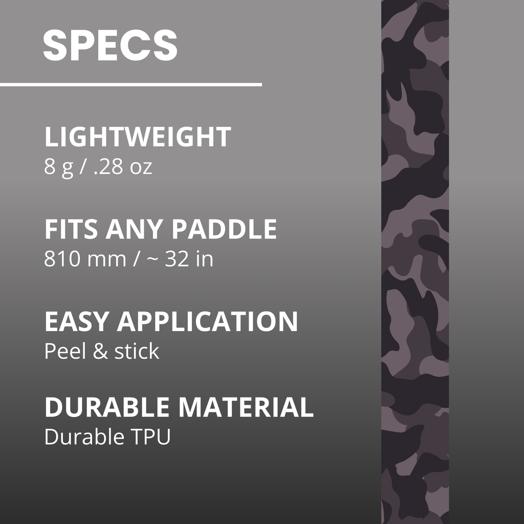 Blackout Camo Edge Tape (3 pack) - Pickleball Paddle Edge Tape front view