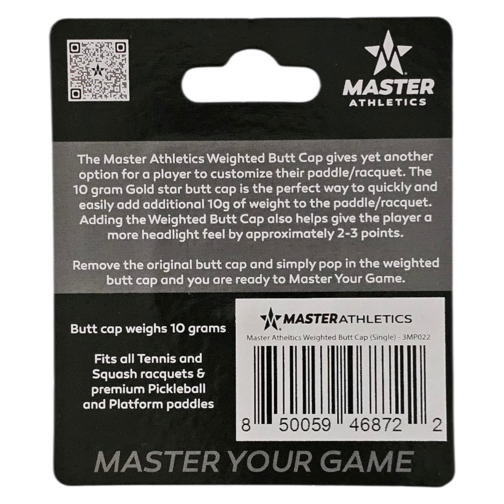 Master Athletics Weighted Butt Cap (Single)