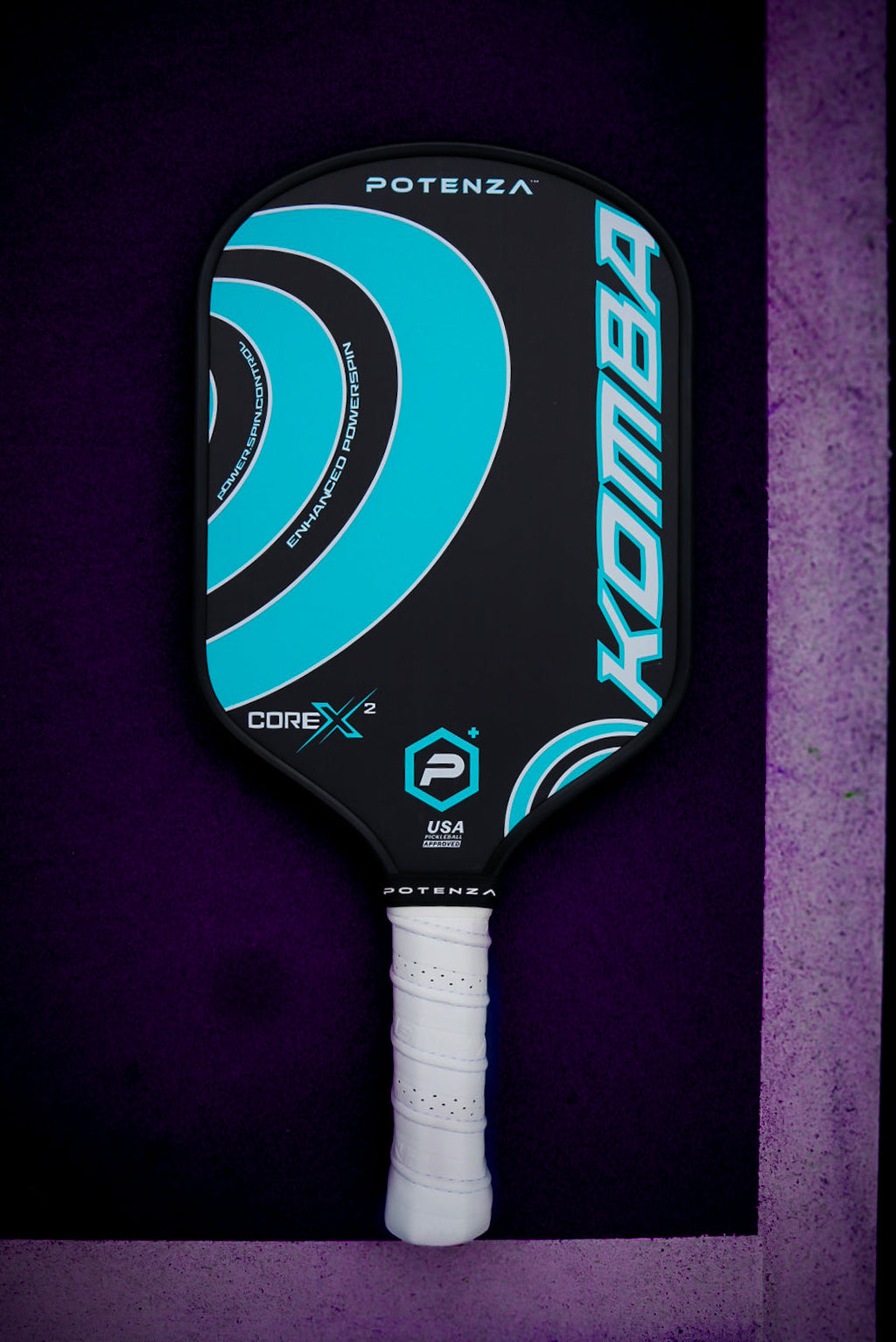KOMBA+ COREx2 – pickleball paddle side view