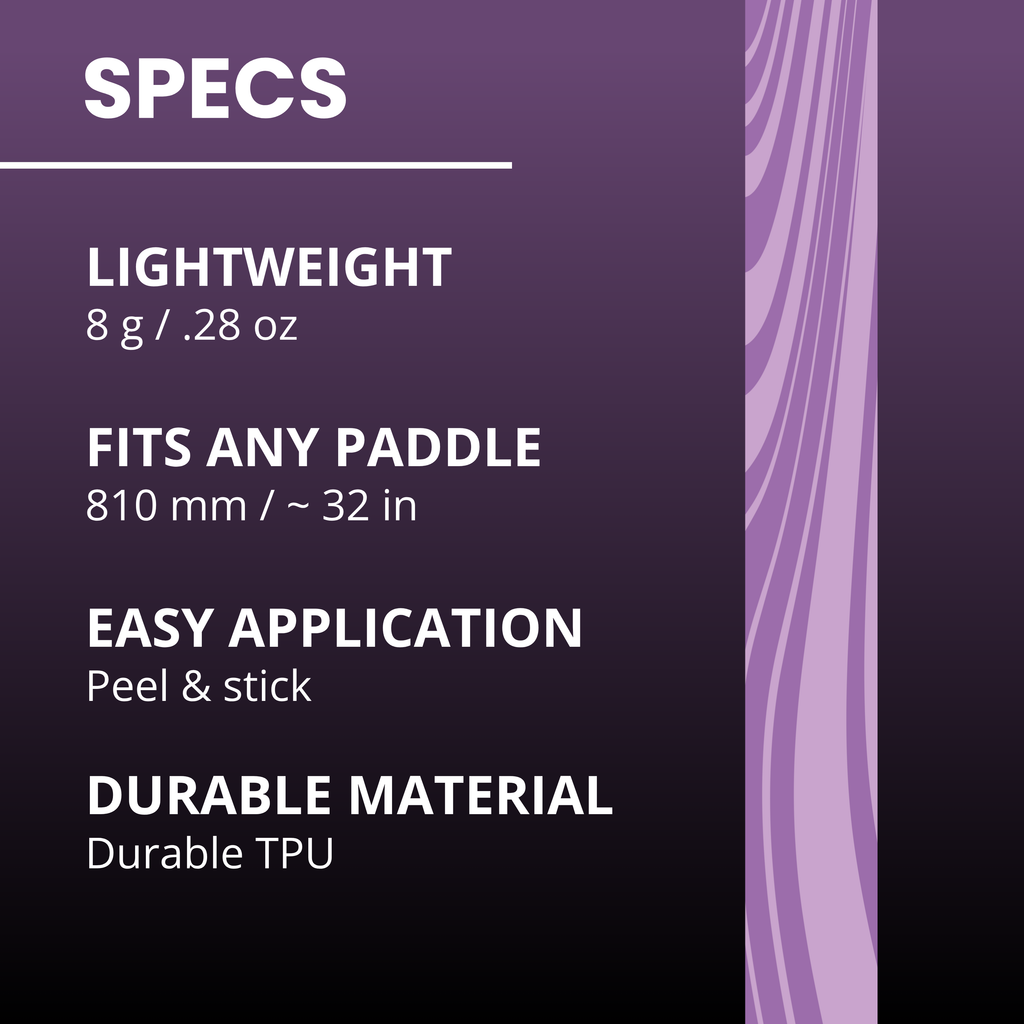 Groovy Lavender Edge Tape (3 pack) - Pickleball Paddle Edge Tape front view