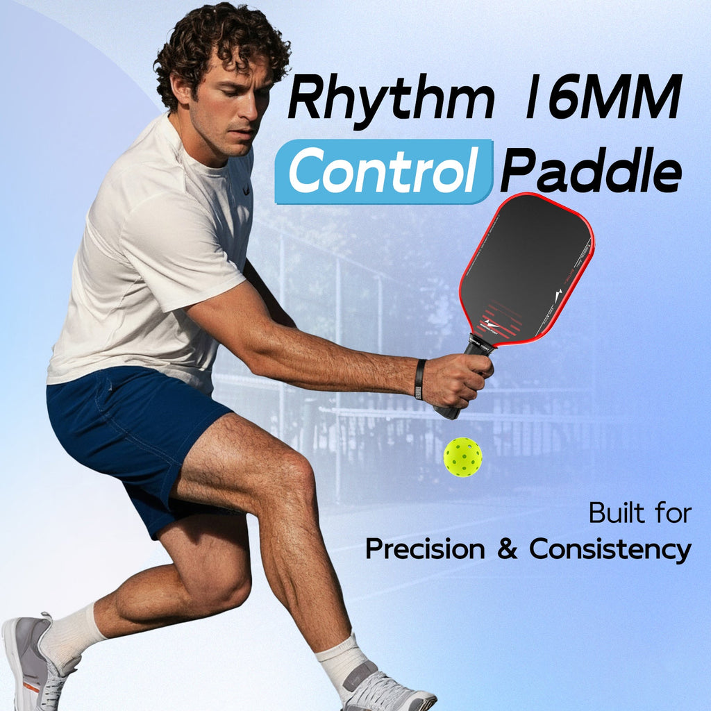 Rhythm Pickleball Paddle - Elongated front view