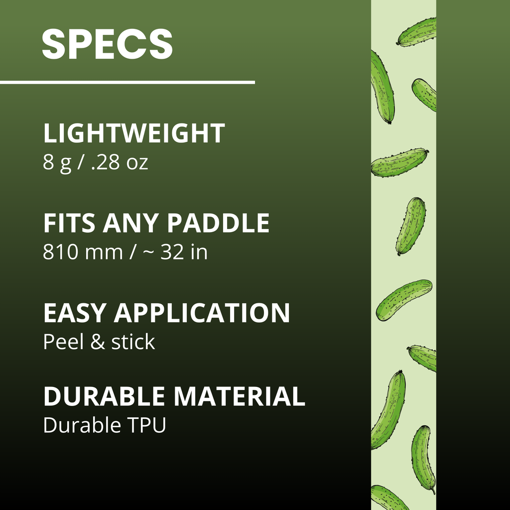 Dill Pickle Edge Tape (3 pack) - Pickleball Paddle Edge Tape front view