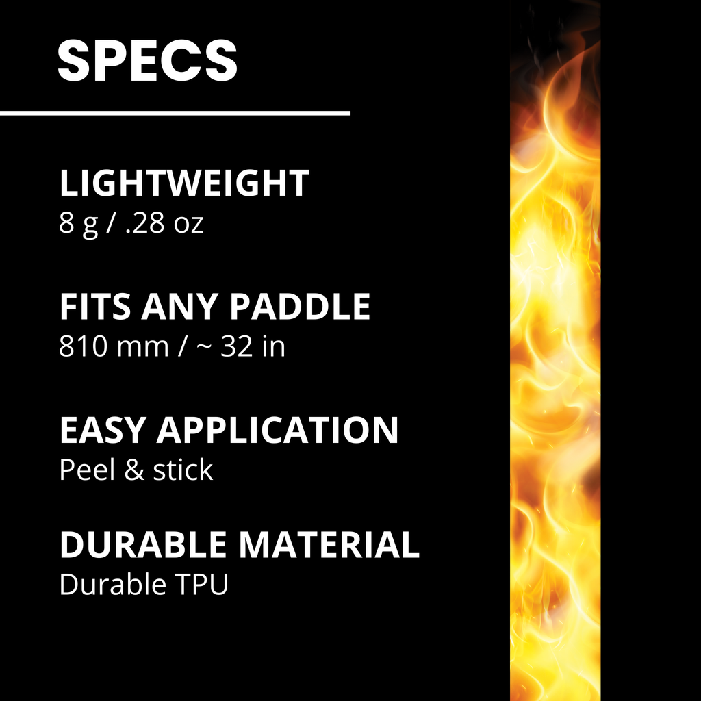 Fire Edge Tape (3 pack) - Pickleball Paddle Edge Tape front view