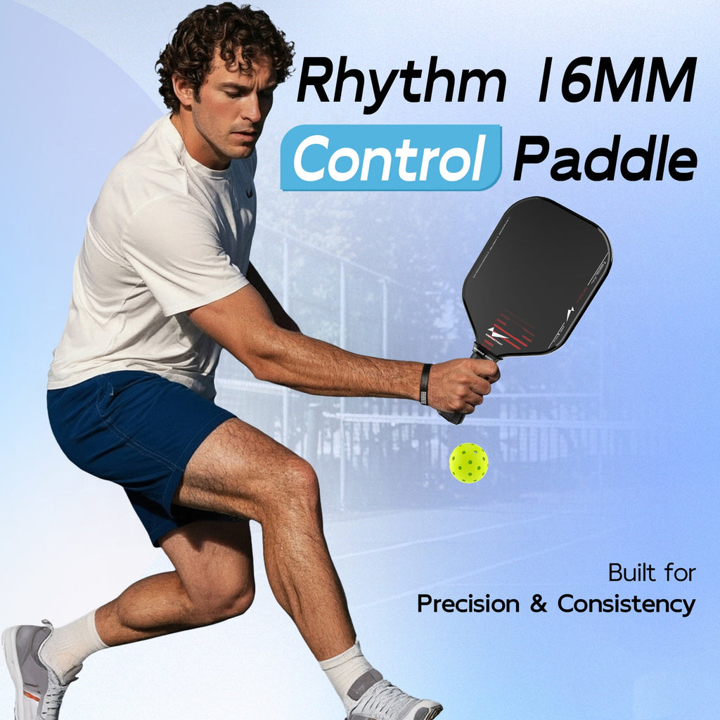 Rhythm Pickleball Paddle - Wide body front view