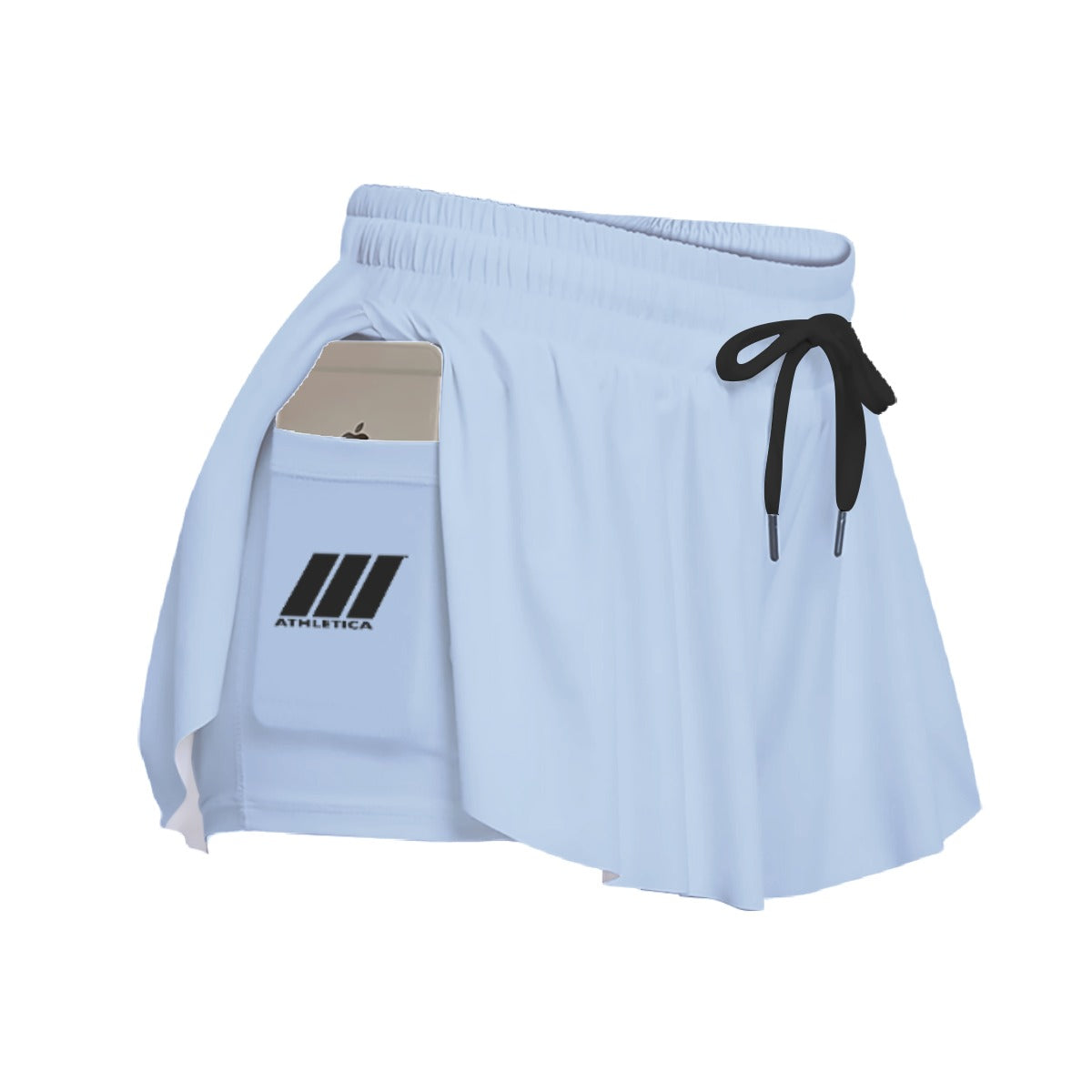 CROWN ATHLETICA /// Women's Skort (BLUE) – pickleball apparel back view