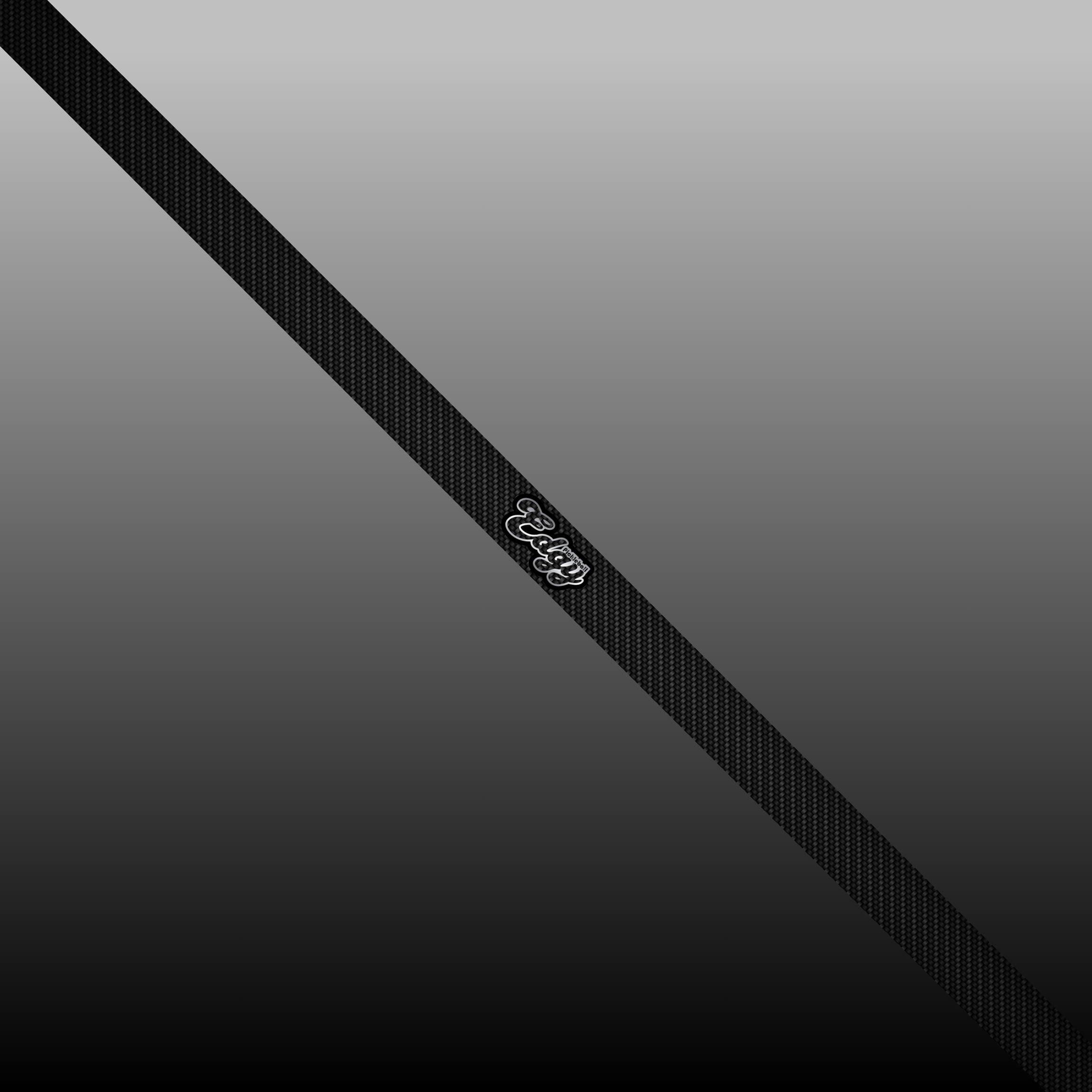 Carbon Fiber Lite Edge Tape (3 pack) - Pickleball Paddle Edge Tape side view