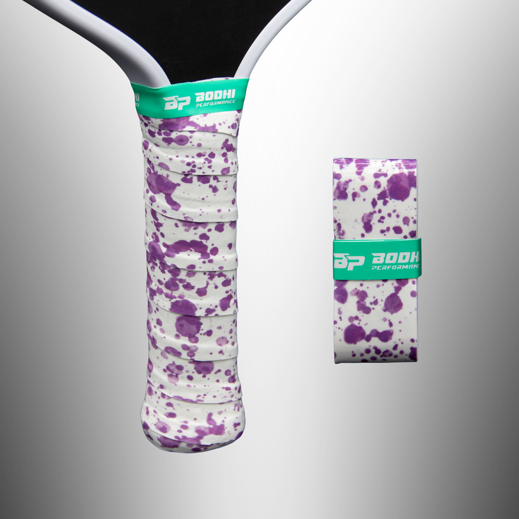 STYLEtack™ Custom Overgrips - SPLATTER – pickleball accessory close-up