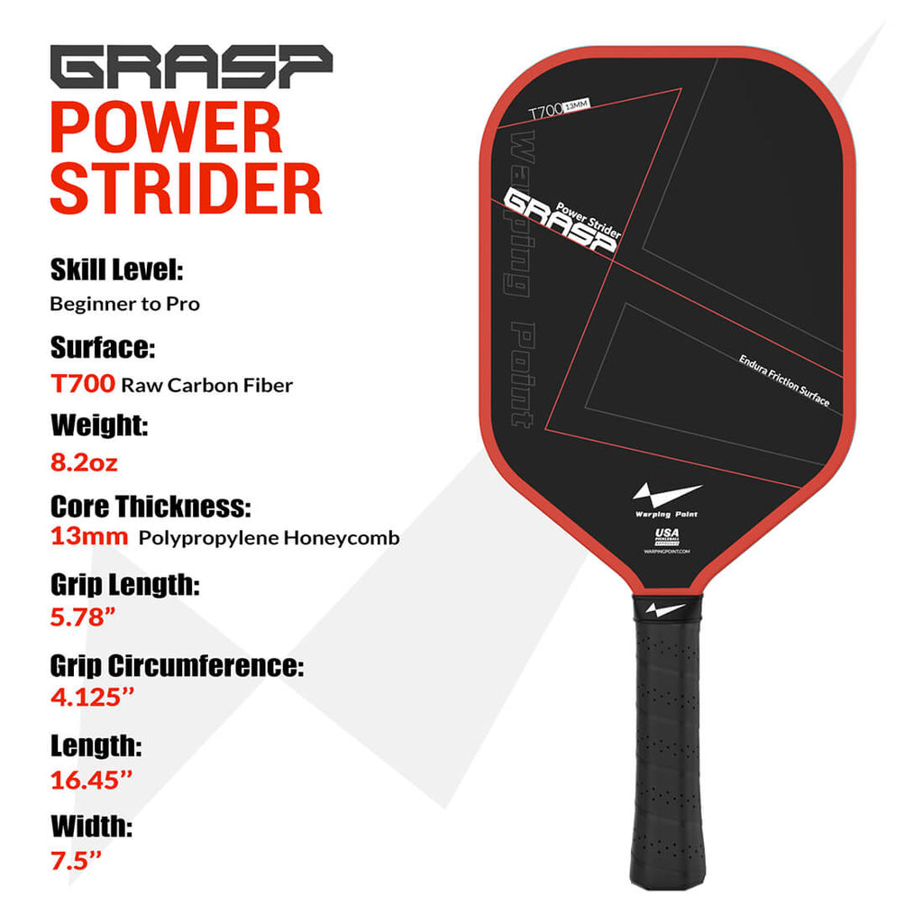 Grasp Pickleball Paddle - 13mm detail