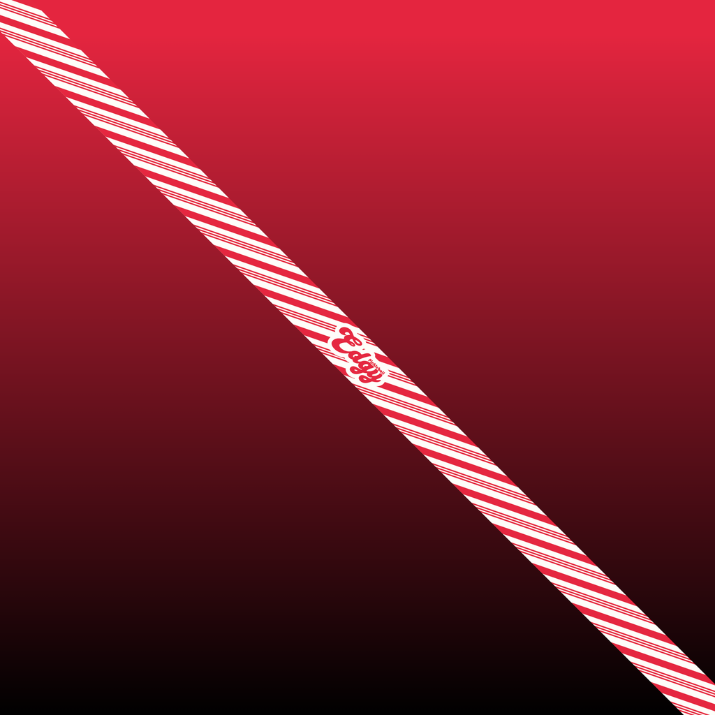 Candy Cane Edge Tape (3 pack) - Pickleball Paddle Edge Tape side view