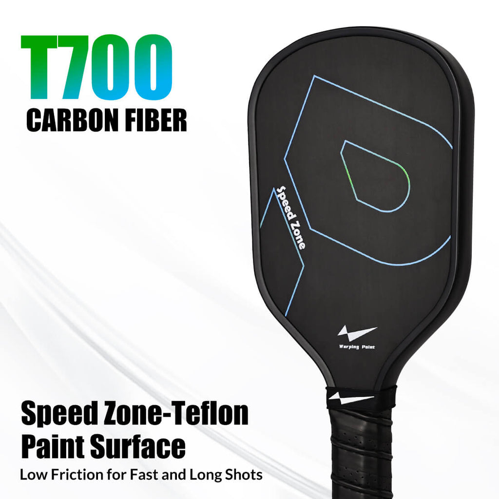 Pickleball Training Paddle - 16mm back view