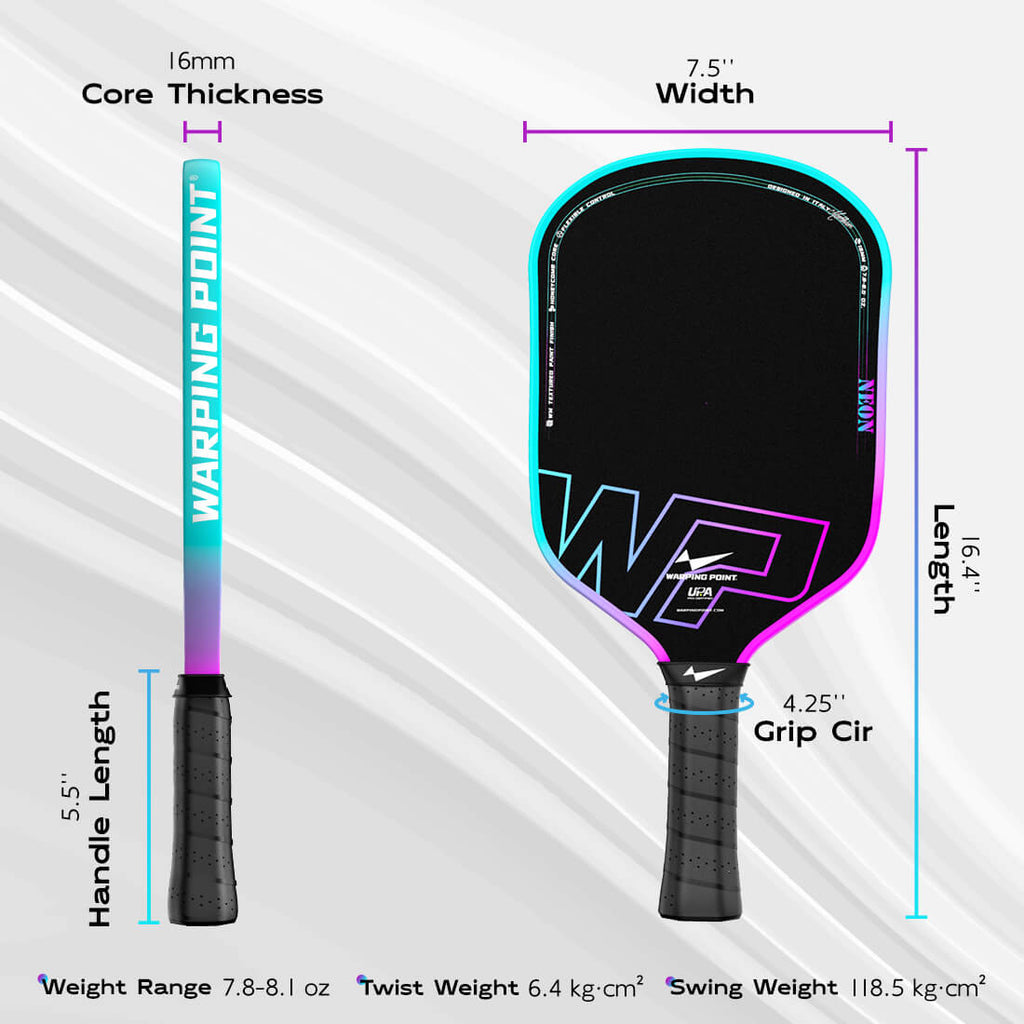 Neon Pickleball Paddle - Gen 3 detail
