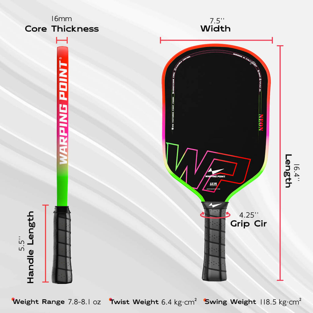 Neon Pickleball Paddle - Gen 3 close-up
