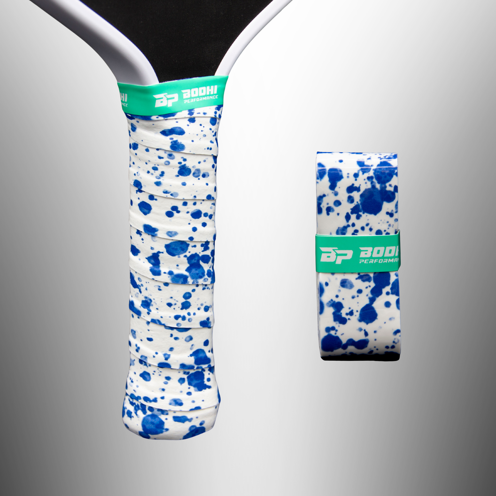 STYLEtack™ Custom Overgrips - SPLATTER – pickleball accessory back view