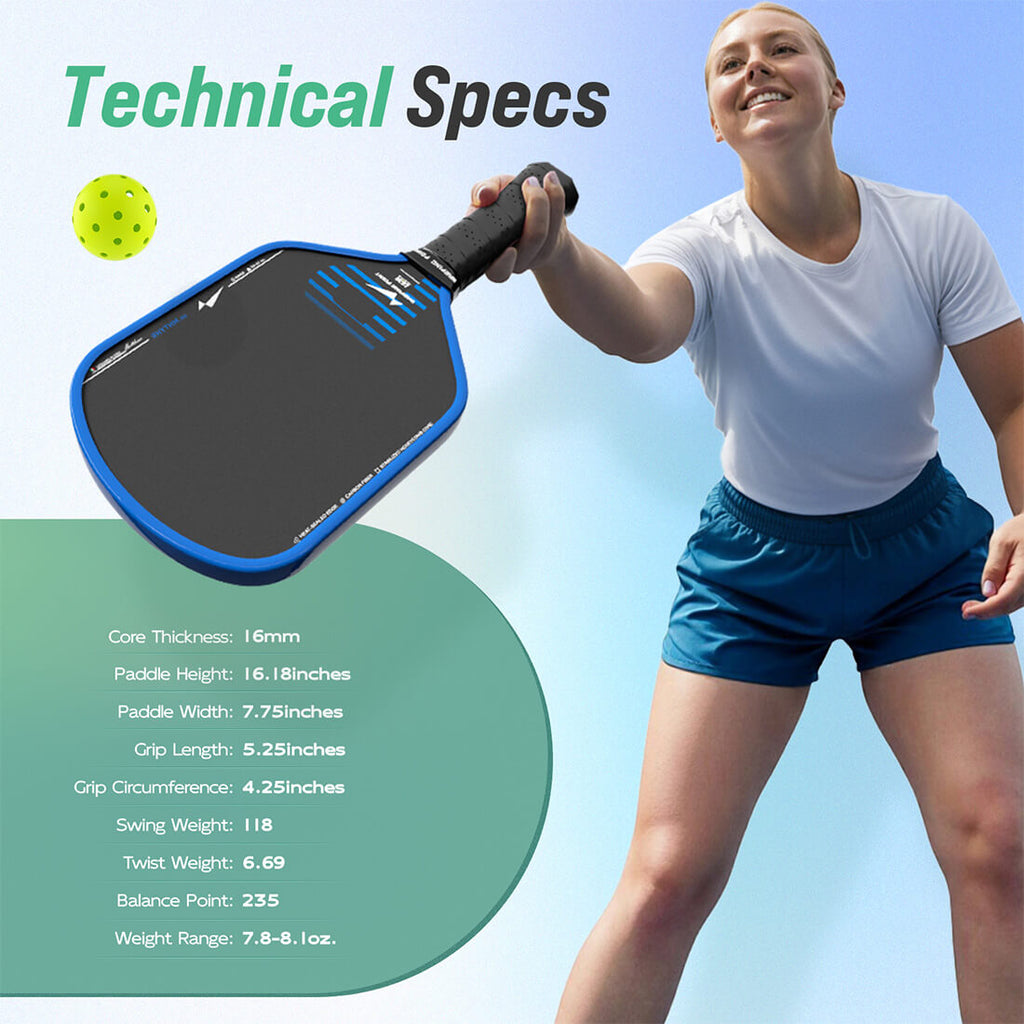 Rhythm Pickleball Paddle - Hybrid detail