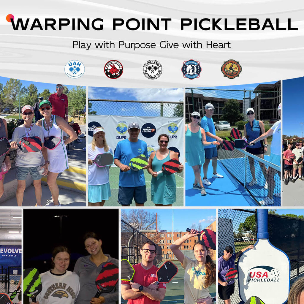 Neon Pickleball Paddle - Gen 3 in use