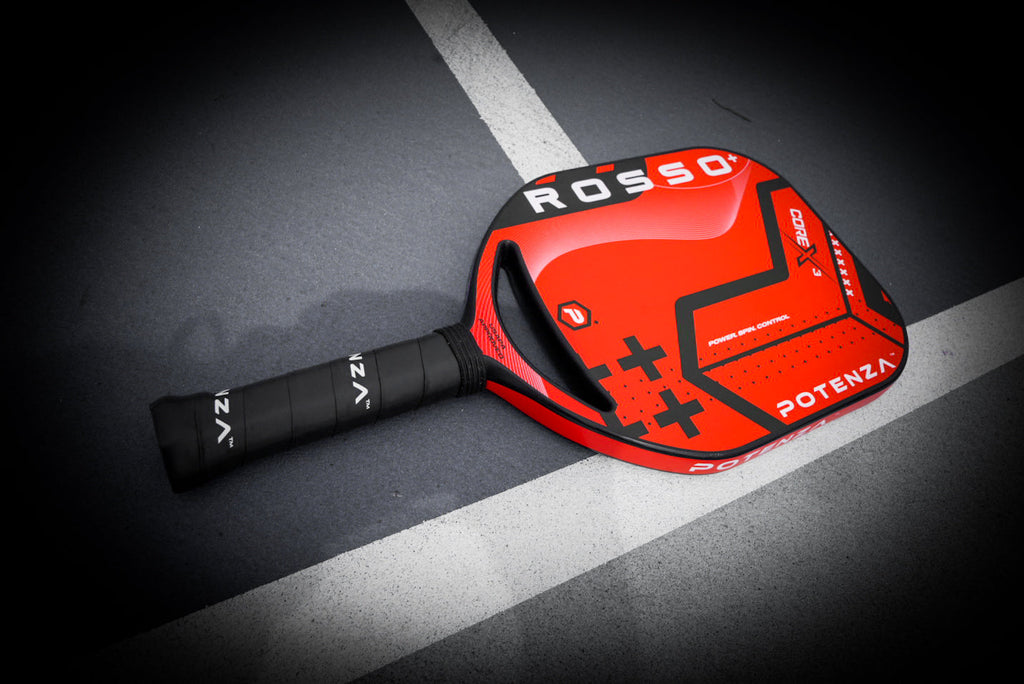 ROSSO+ COREx3 – pickleball paddle in use