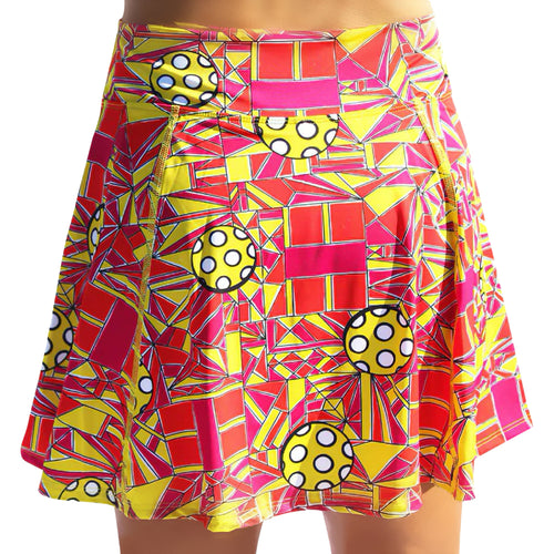 Angle Shot 1 A-Line Skort – pickleball apparel front view