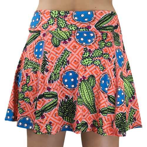 Cactus Makes Perfect 1 A-Line Skort – pickleball apparel front view