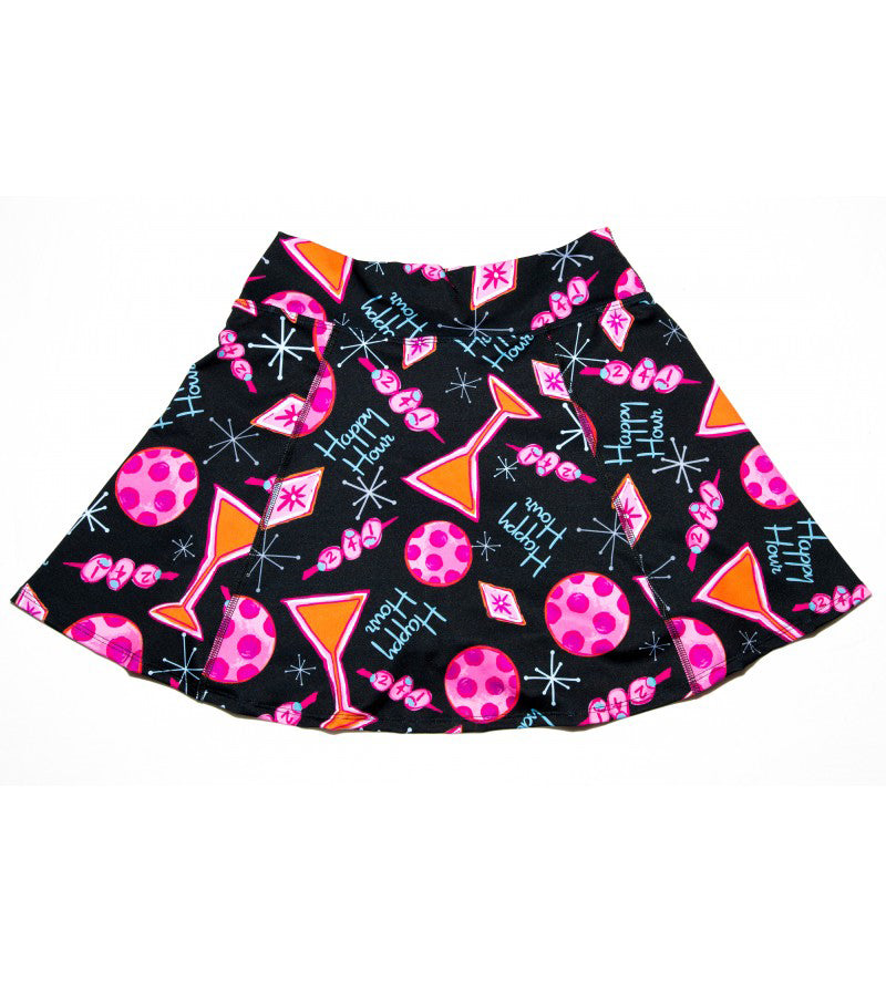 Martini 2-4-1 Happy Hour A-Line Skort – pickleball apparel in use