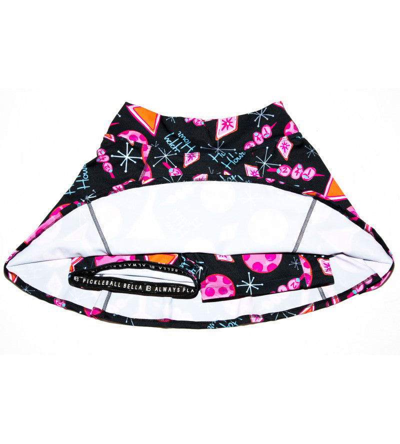 Martini 2-4-1 Happy Hour A-Line Skort – pickleball apparel detail
