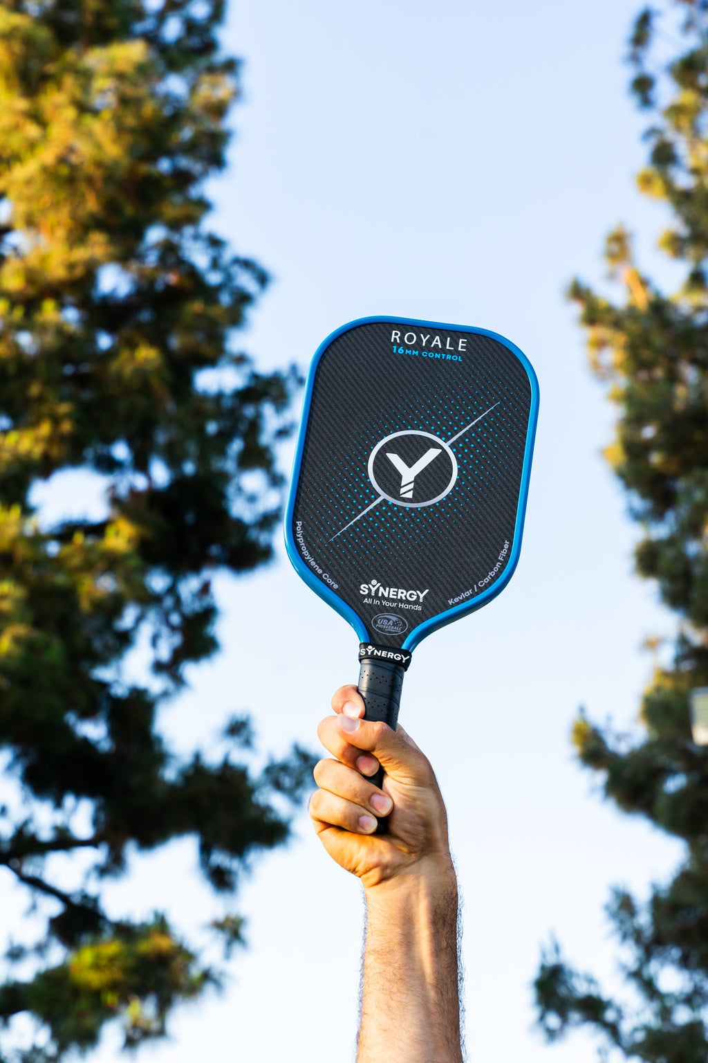 ROYALE 16mm Control Paddle Premium Set – pickleball paddle front view
