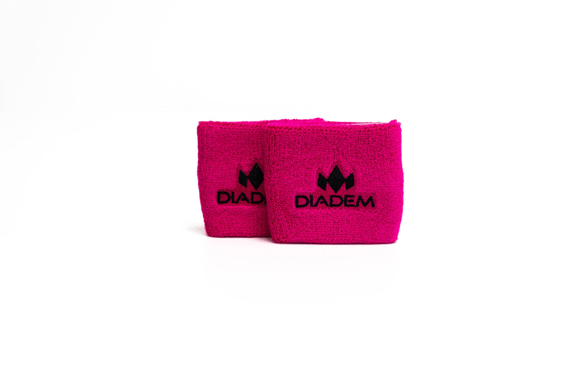 Diadem Logo Small Wristbands – pickleball accessory front view