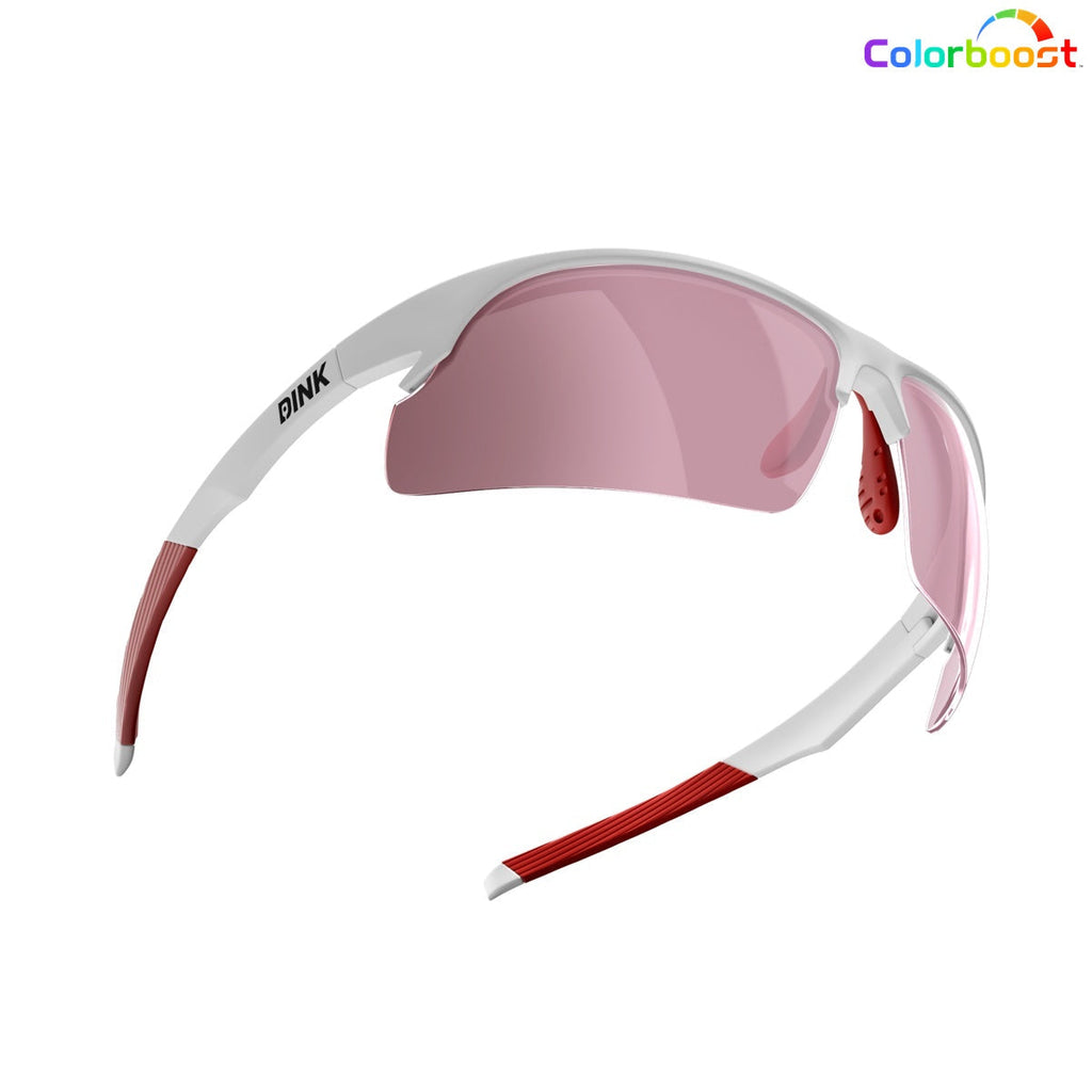 Daytona Pickleball Sunglasses - White/Red