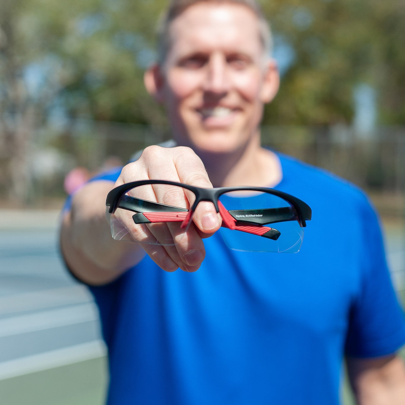 Daytona Sunglasses - Black/Red