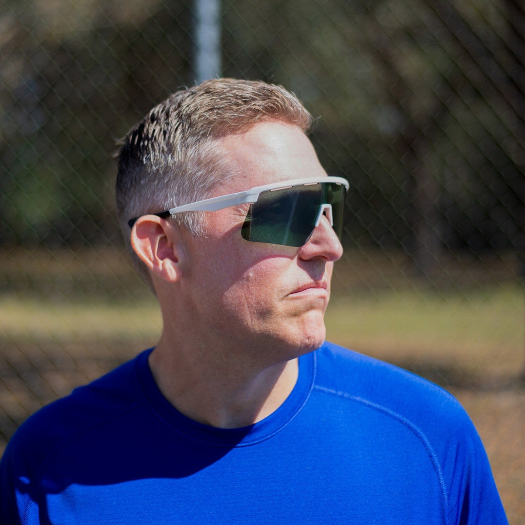 Captiva Large White Pearl Pickleball Sunglasses