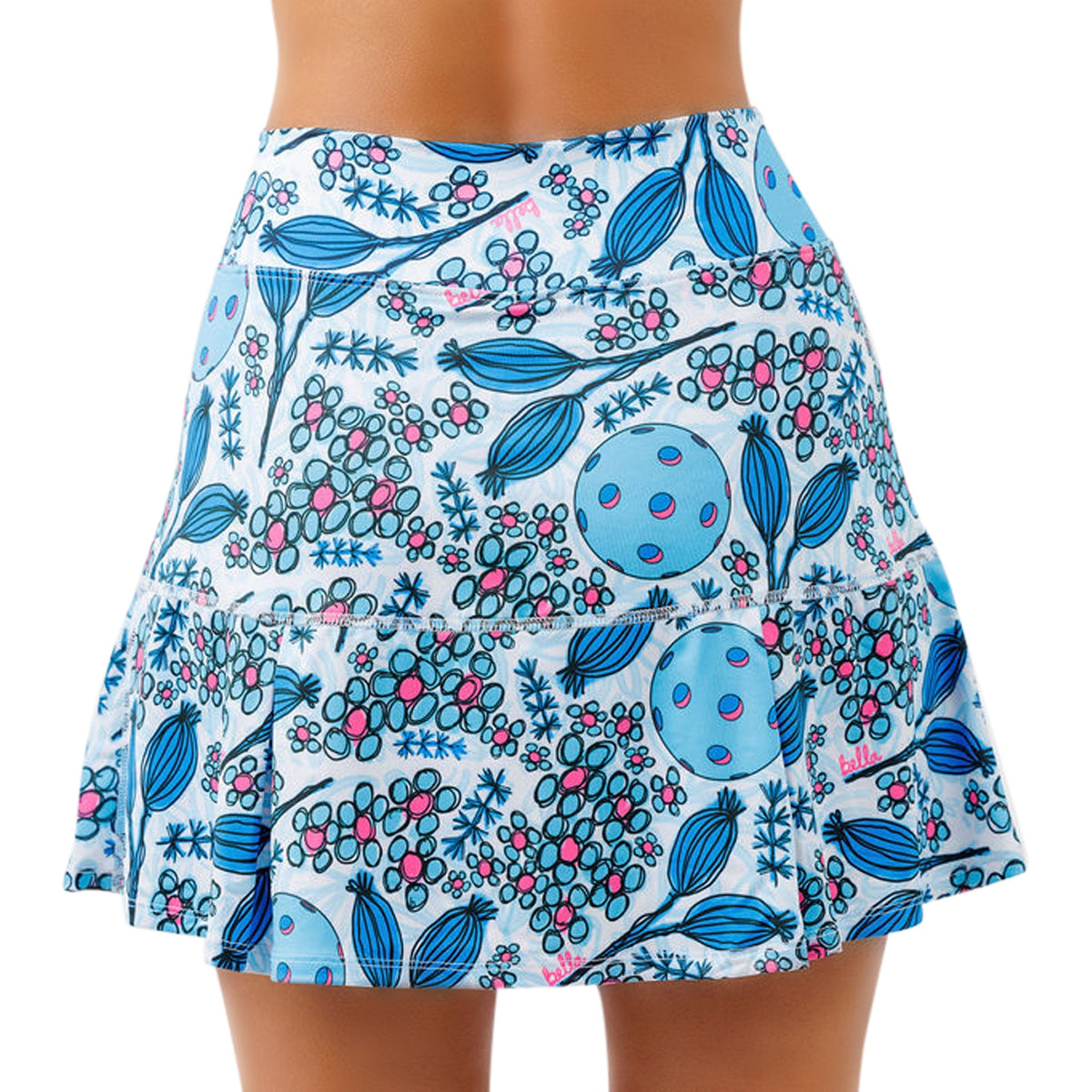 Bloomers Drop Pleat Skort – pickleball apparel front view