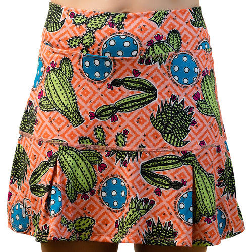 Cactus Makes Perfect 1 Drop Pleat Skort – pickleball apparel