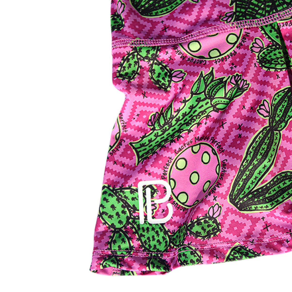 Cactus Makes Perfect 2 Drop Pleat Skort – pickleball apparel front view