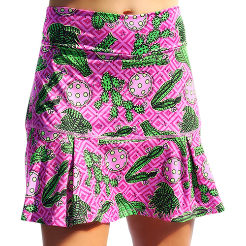 Cactus Makes Perfect 2 Drop Pleat Skort – pickleball apparel