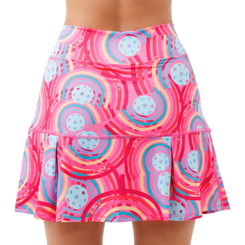 Circle Drop Pleat Skort – pickleball apparel front view