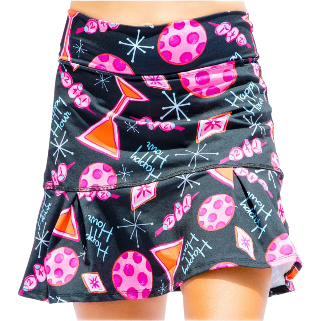 Martini 2-4-1 Happy Hour Drop Pleat Skort – pickleball apparel