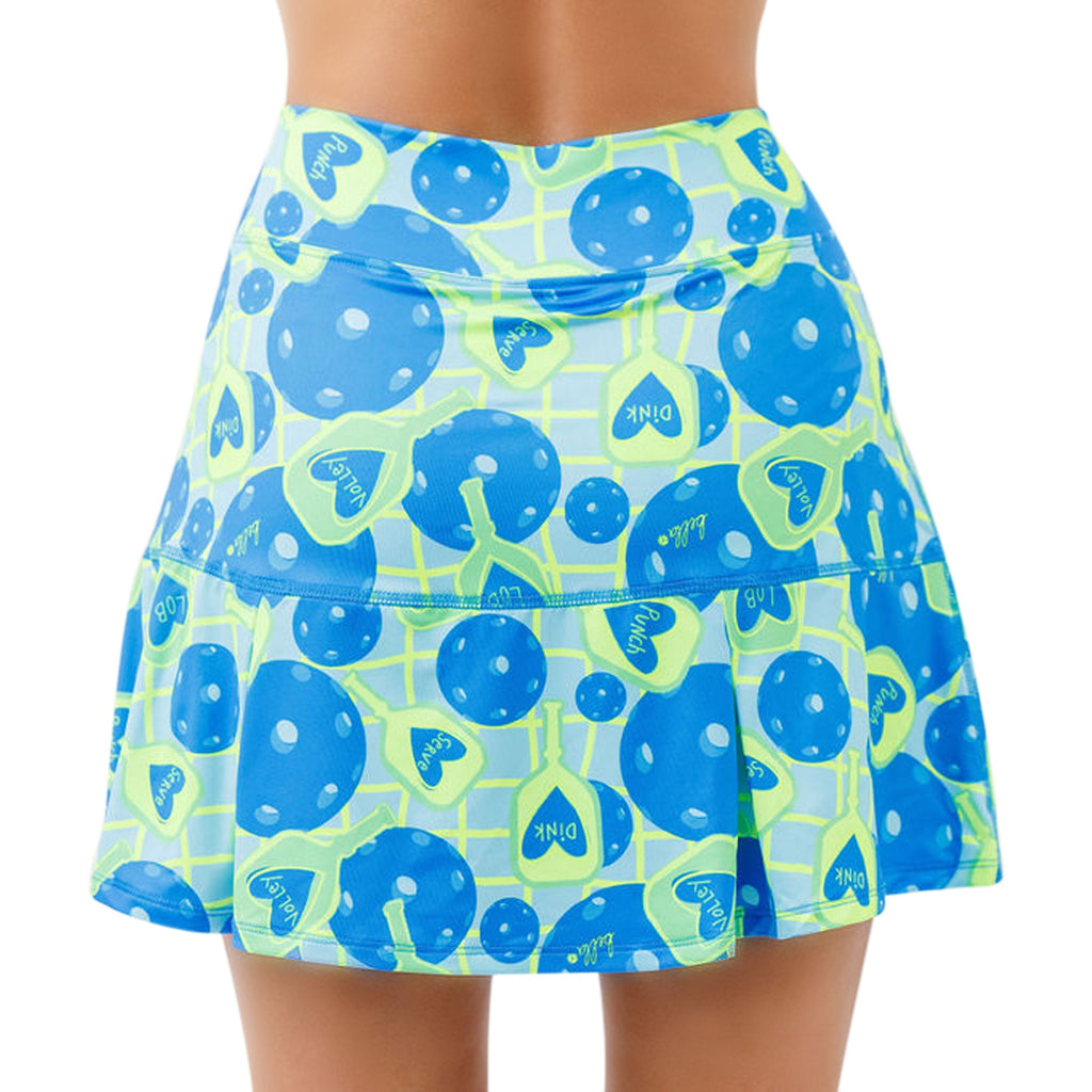 Net Worth Drop Pleat Skort – pickleball net front view