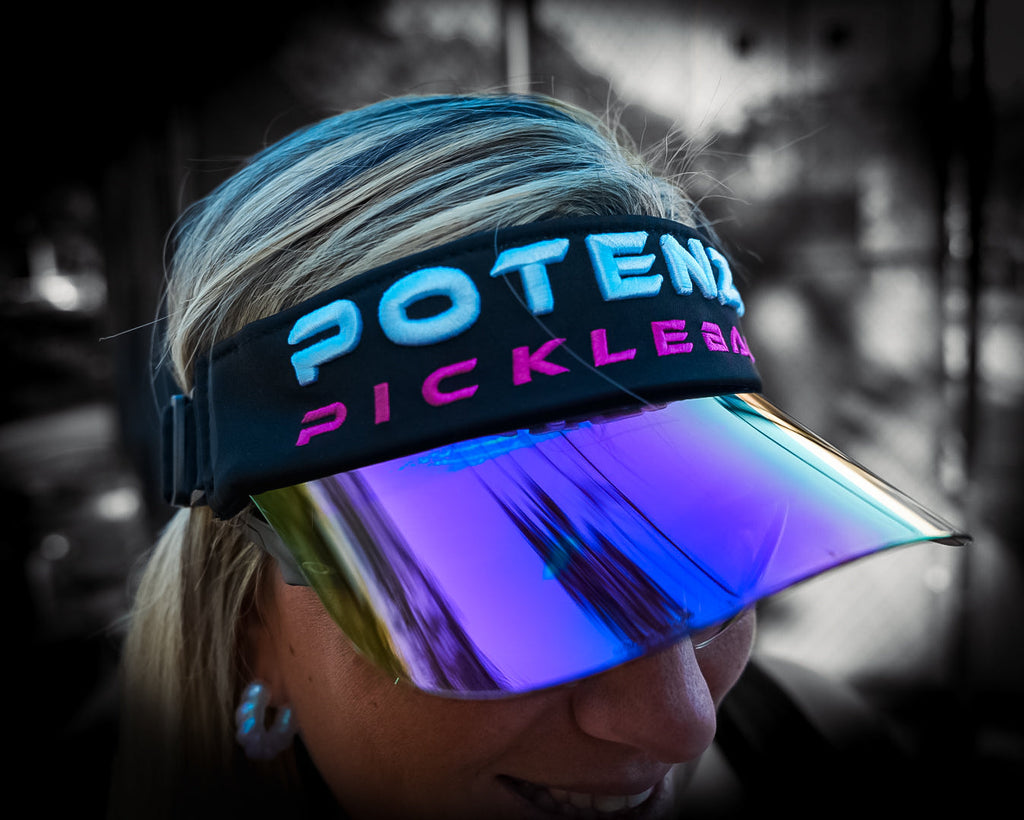 Performance Solar Visor – pickleball hat back view