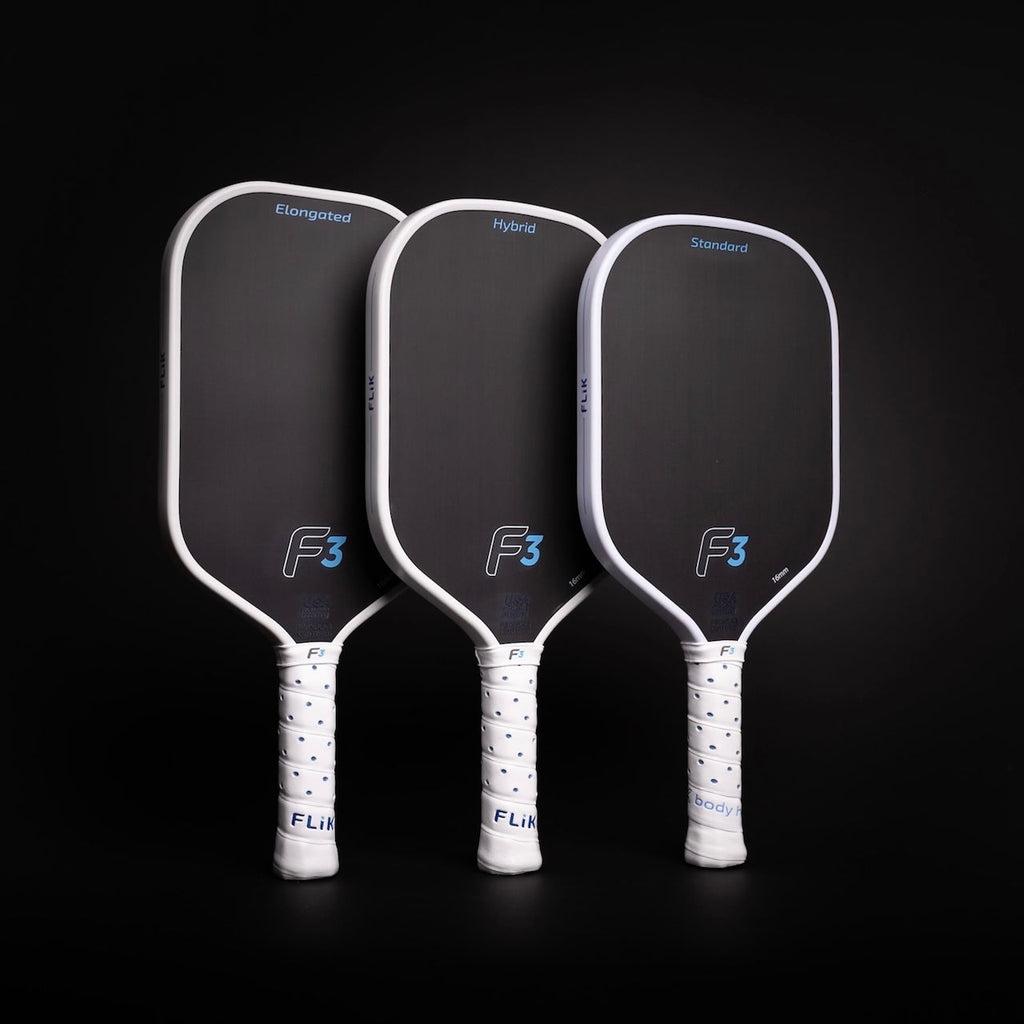 F3 Triple Core – pickleball paddle in use