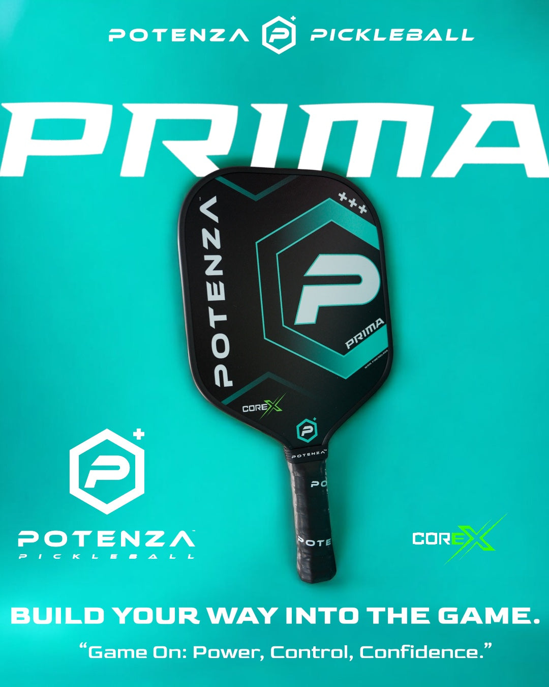 PRIMA COREx – pickleball paddle in use