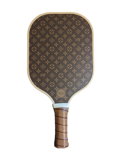 Brown Luxe | 10MM | T300 Textured Carbon Fiber Surface – pickleball paddle