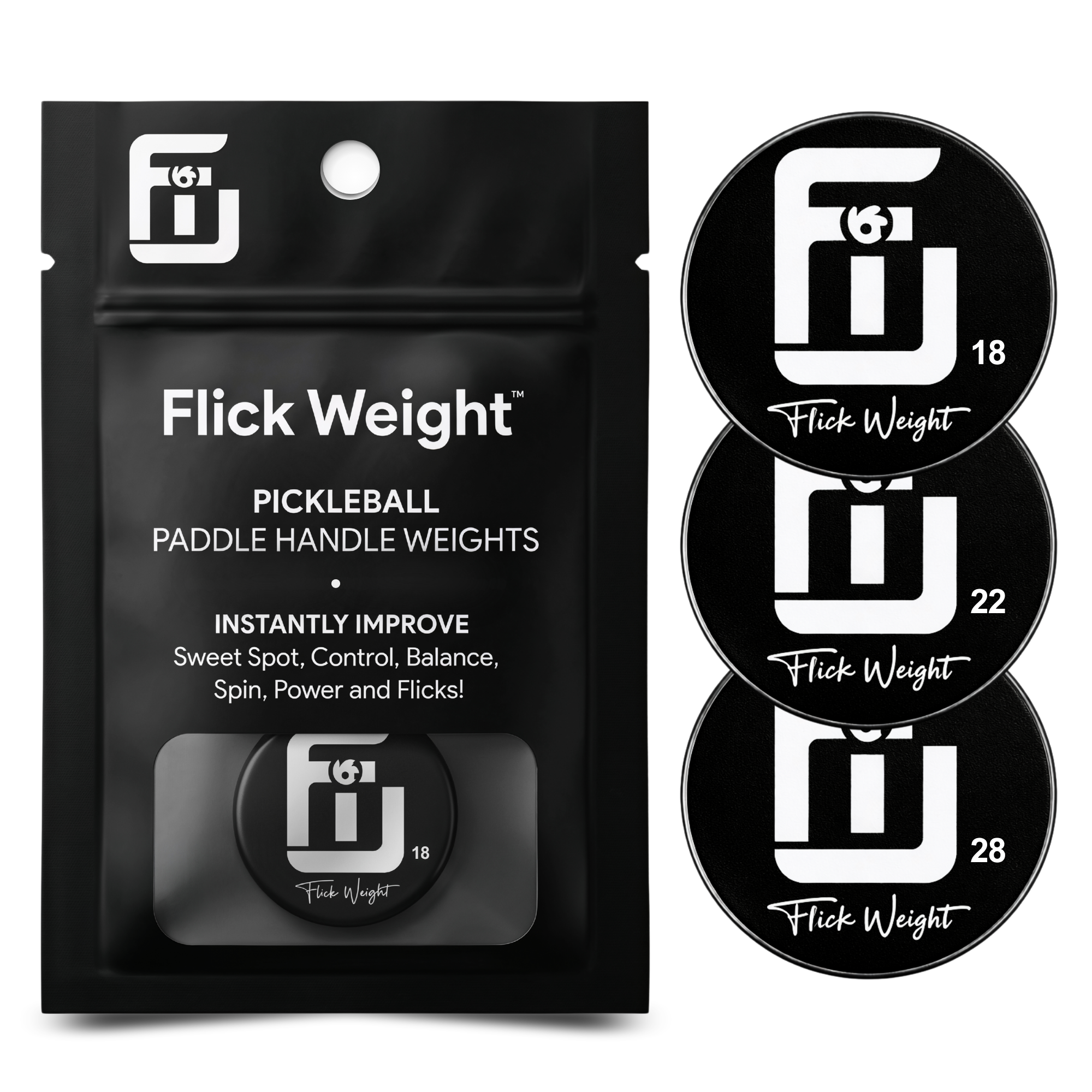 Tungsten "Heavy Pack" – 18g / 22g / 28g Tungsten Weights