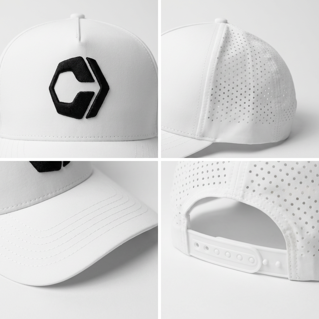 Hesacore Performance Sport Cap – pickleball hat side view