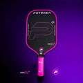 P+ PowerSpin Carbon COREx3 (Neon Pink, Elongated Face) – pickleball paddle
