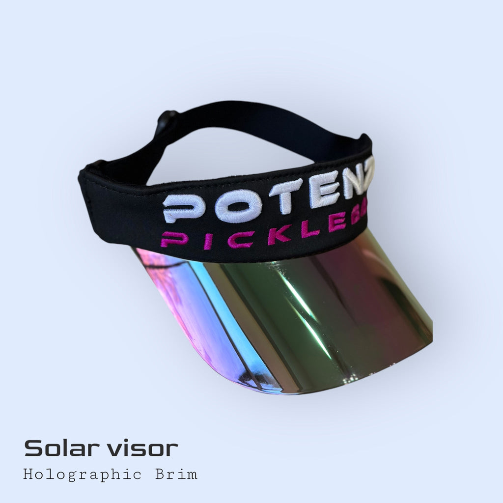 Performance Solar Visor – pickleball hat detail