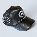 Leather Logo Trucker Hat – pickleball hat