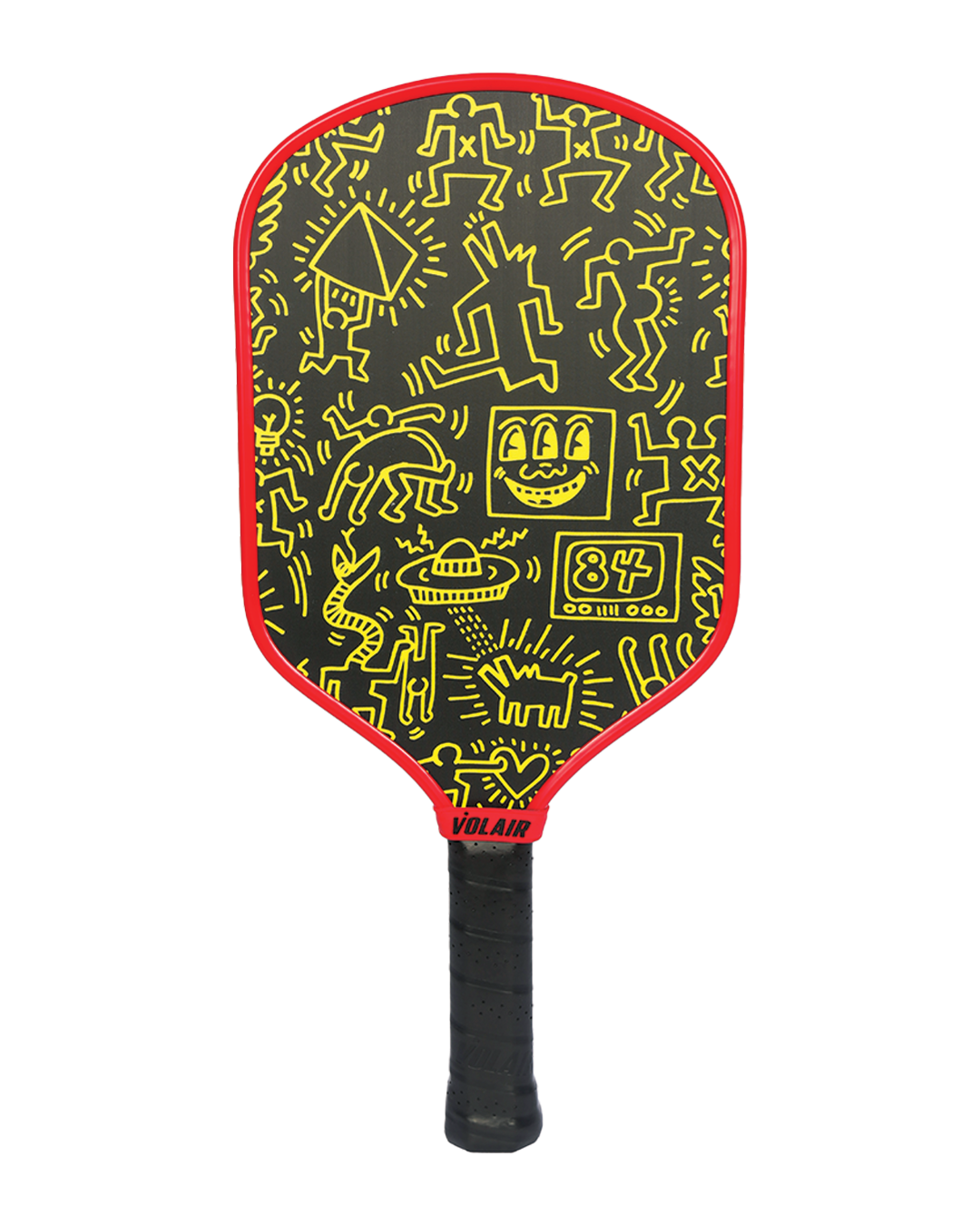 Mach 1 Forza 16mm: Keith Haring #2 – pickleball paddle front view