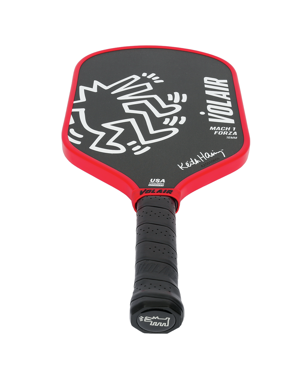 Mach 1 Forza 16mm: Keith Haring #3 – pickleball paddle back view