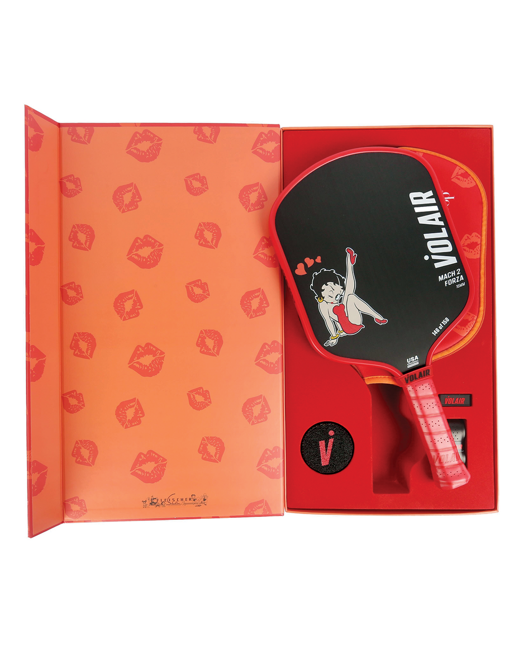 Mach 2 Forza Pickleball Paddle 16mm: Betty Boop "Sassy" in use